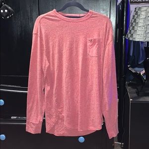 Salmon pink long sleeve tee Hollister shirt